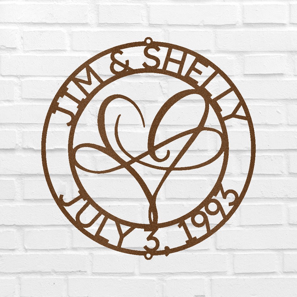 Infinite Love Personalized Gifts - Custom Metal Sign