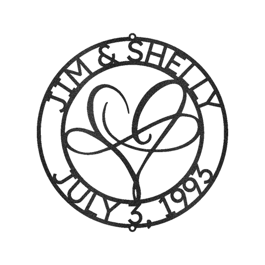 Infinite Love Personalized Gifts - Custom Metal Sign