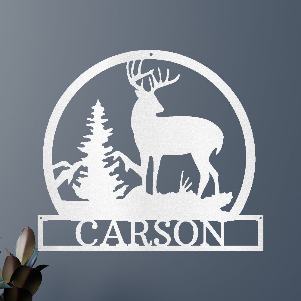 Outdoor Buck Personalized Gifts - Custom Metal Sign