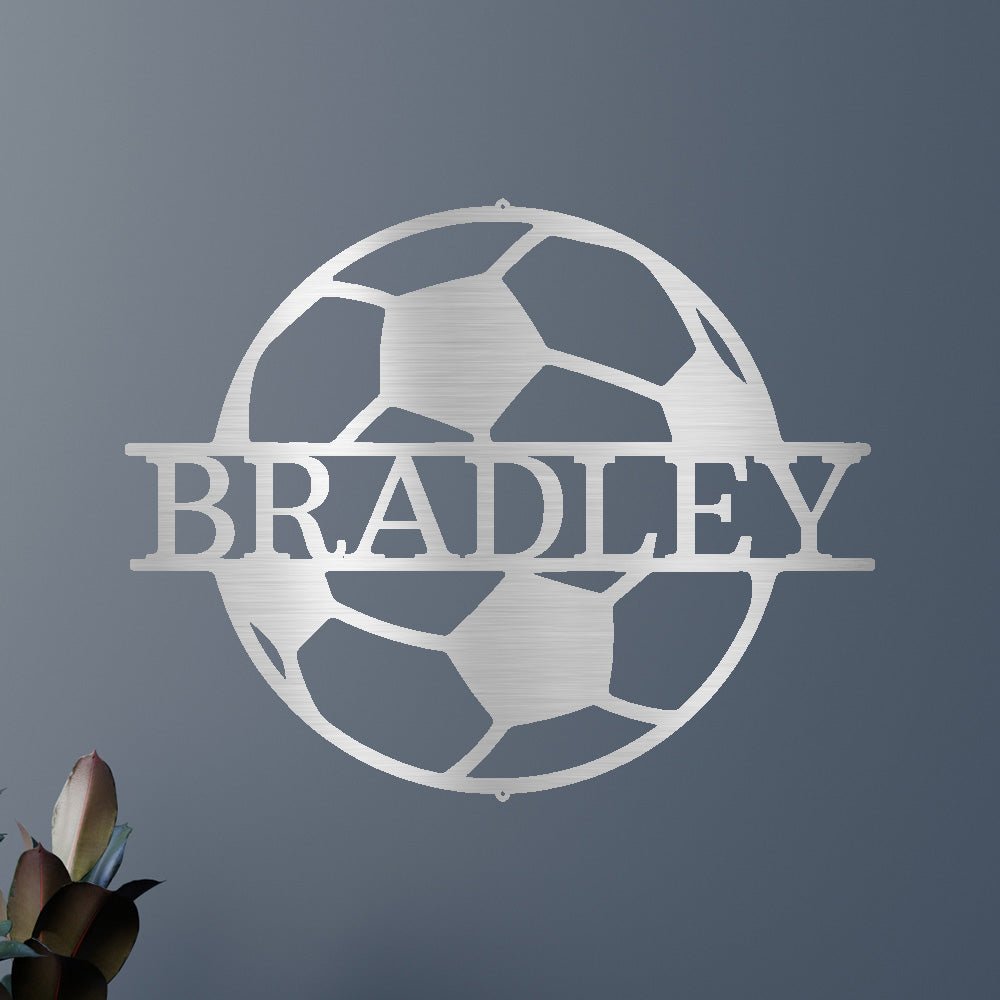 Soccer Personalized Gifts - Custom Metal Sign