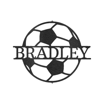 Soccer Personalized Gifts - Custom Metal Sign