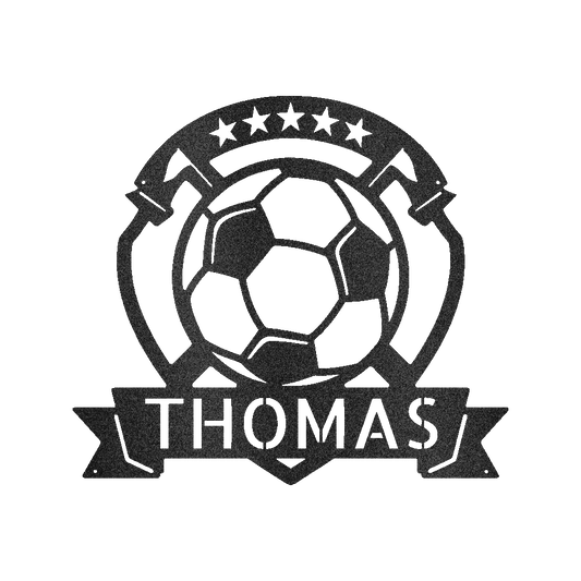 Soccer Plaque Personalized Gifts - Custom Metal Sign