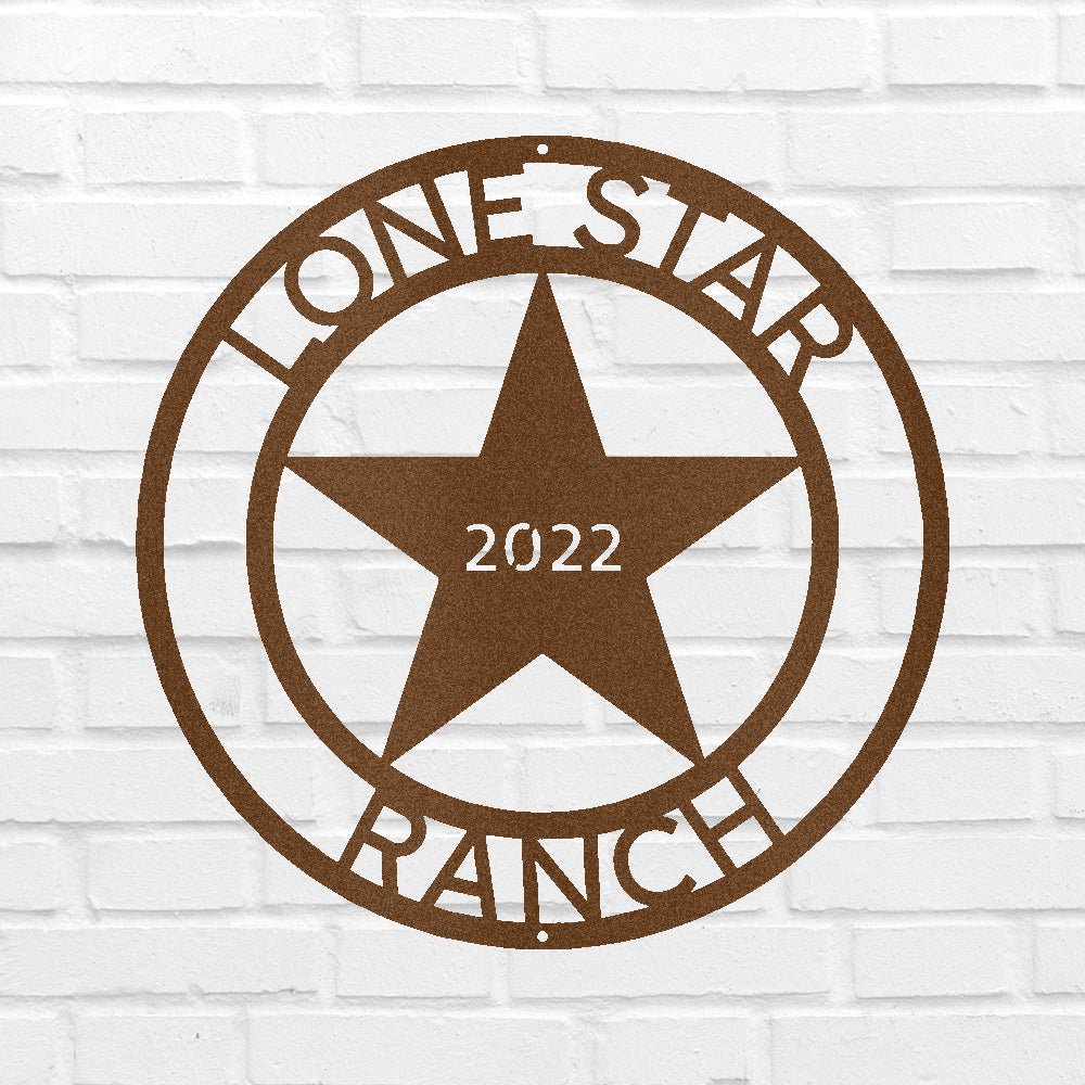 The Lone Star State Texans Personalized Gifts - Custom Metal Sign