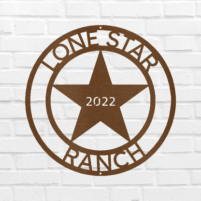 The Lone Star State Texans Personalized Gifts - Custom Metal Sign