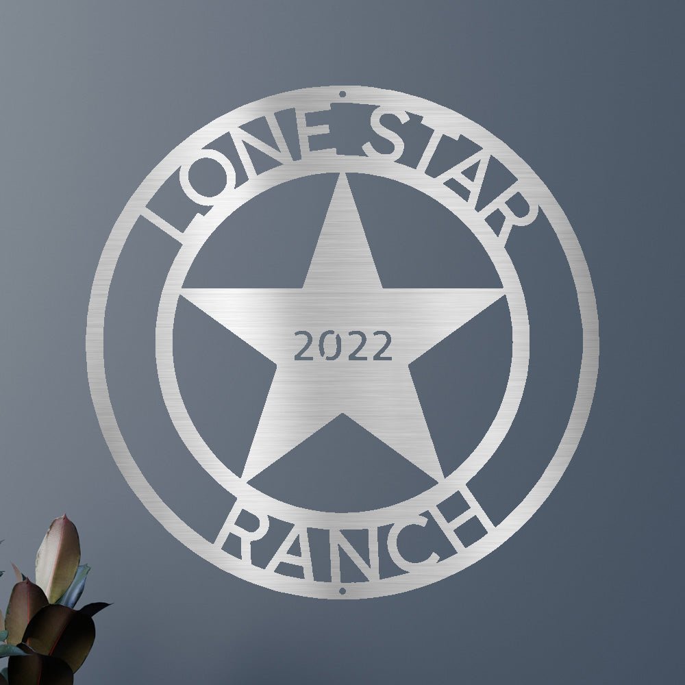 The Lone Star State Texans Personalized Gifts - Custom Metal Sign