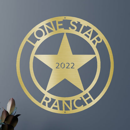 The Lone Star State Texans Personalized Gifts - Custom Metal Sign