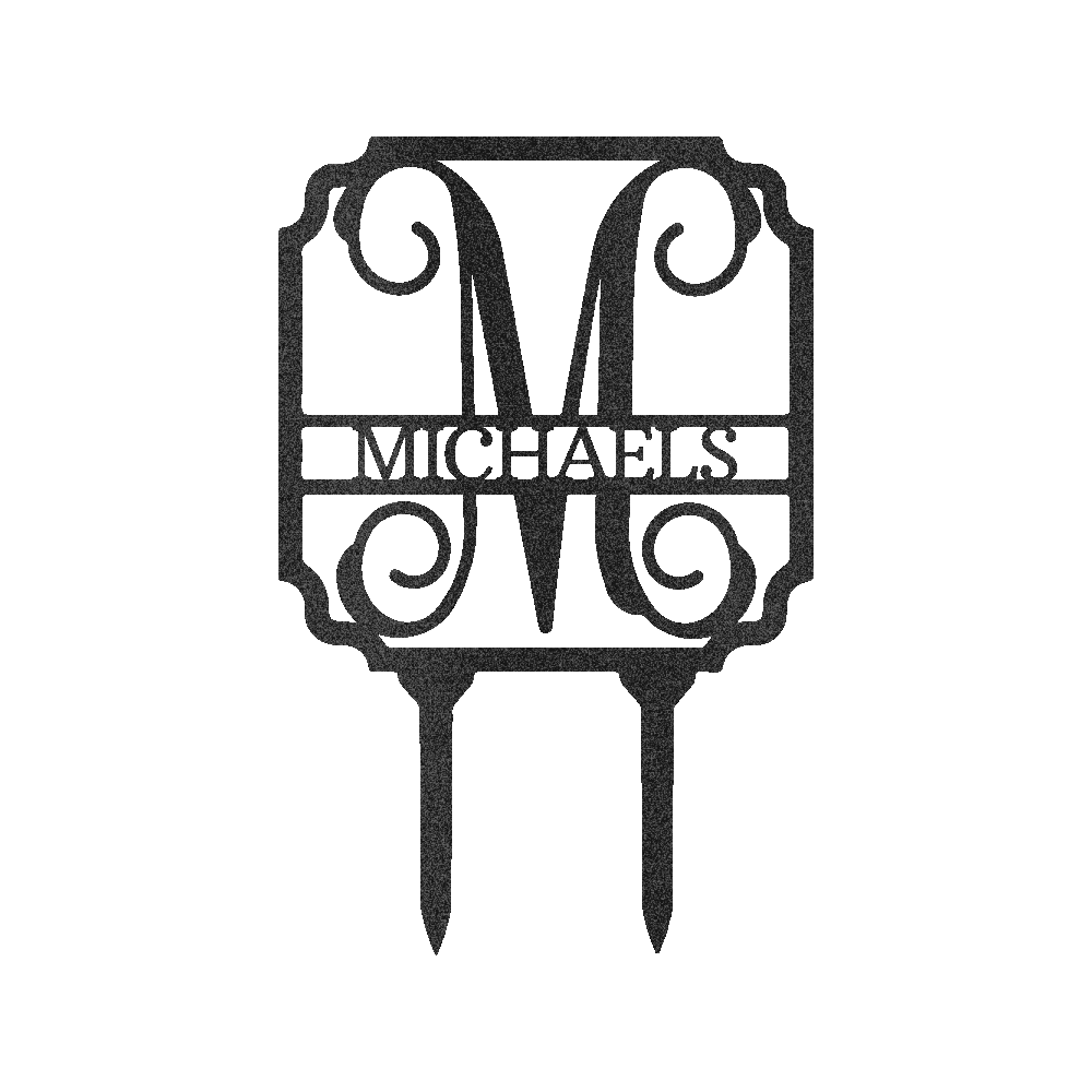 Vine Stake Personalized Gifts - Custom Metal Sign