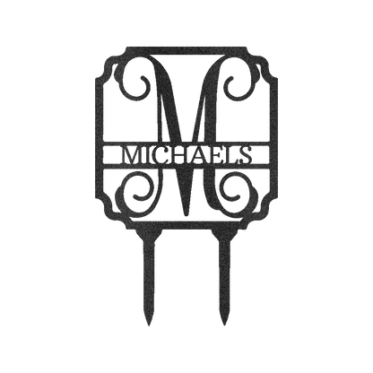 Vine Stake Personalized Gifts - Custom Metal Sign