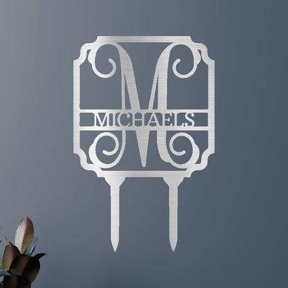 Vine Stake Personalized Gifts - Custom Metal Sign