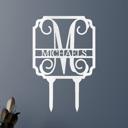 Vine Stake Personalized Gifts - Custom Metal Sign