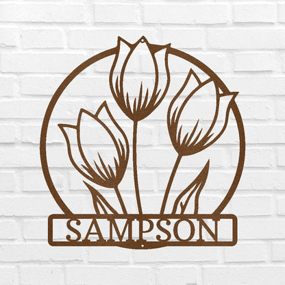 Wild Tulip Personalized Gifts - Custom Metal Sign