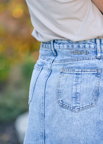 Mina Denim Maxi Skirt