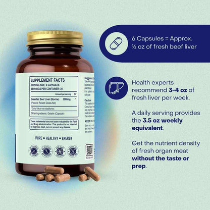 Grassfed Beef Liver Capsules