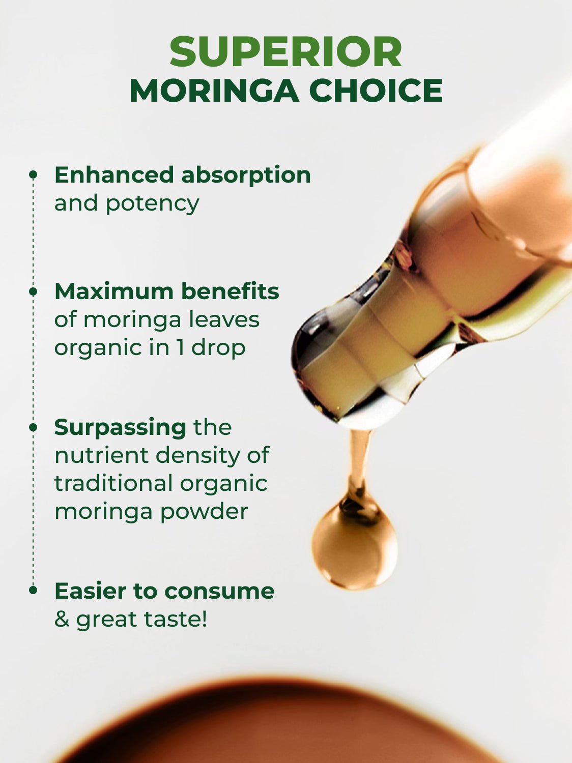 Moringa Leaf Extract Drops Pura Vida 2fl oz (60ml)
