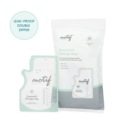 Motif Milk Storage Bags