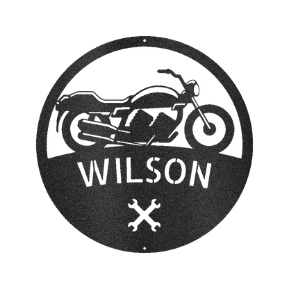 Motorcycle Personalized Gifts - Custom Steel Sign