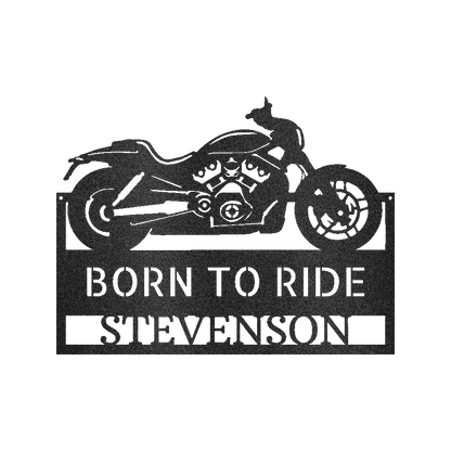 Motorcycle Decor - Custom Metal Sign
