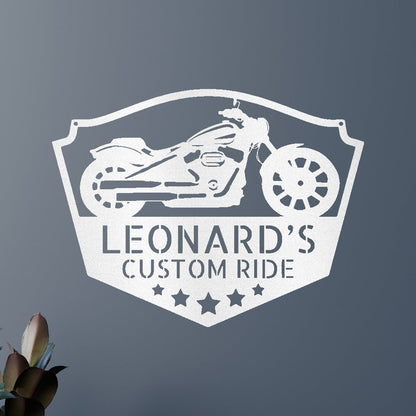 Motorcycle Decor - Custom Metal Sign