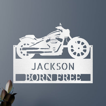 Motorcycle Personalized Gifts - Custom Metal Sign