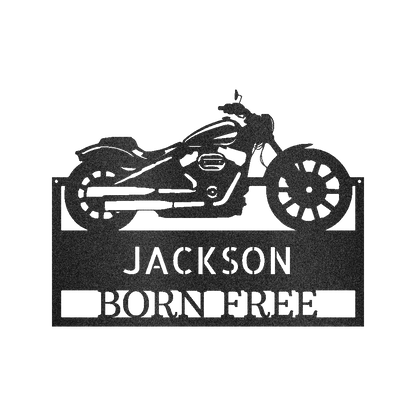 Motorcycle Personalized Gifts - Custom Metal Sign