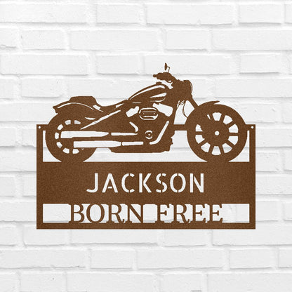 Motorcycle Personalized Gifts - Custom Metal Sign