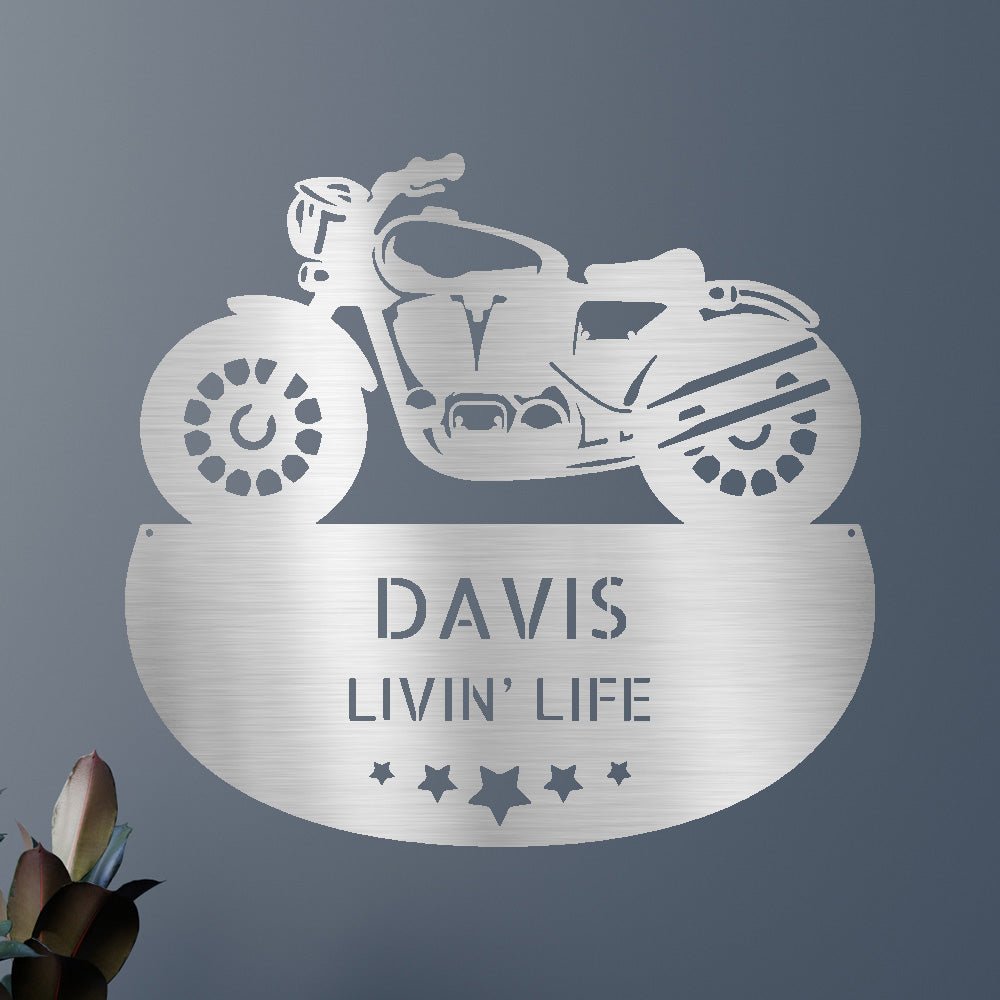 Motorcycle Personalized Gifts - Custom Metal Sign
