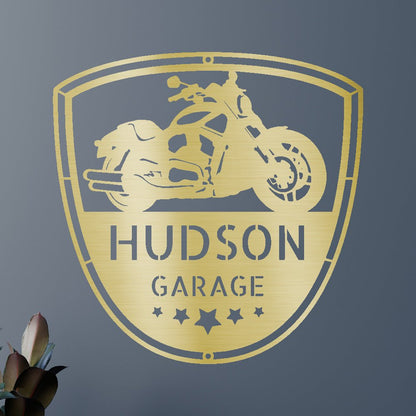 Motorcycle Name Personalized Gifts - Custom Metal Sign