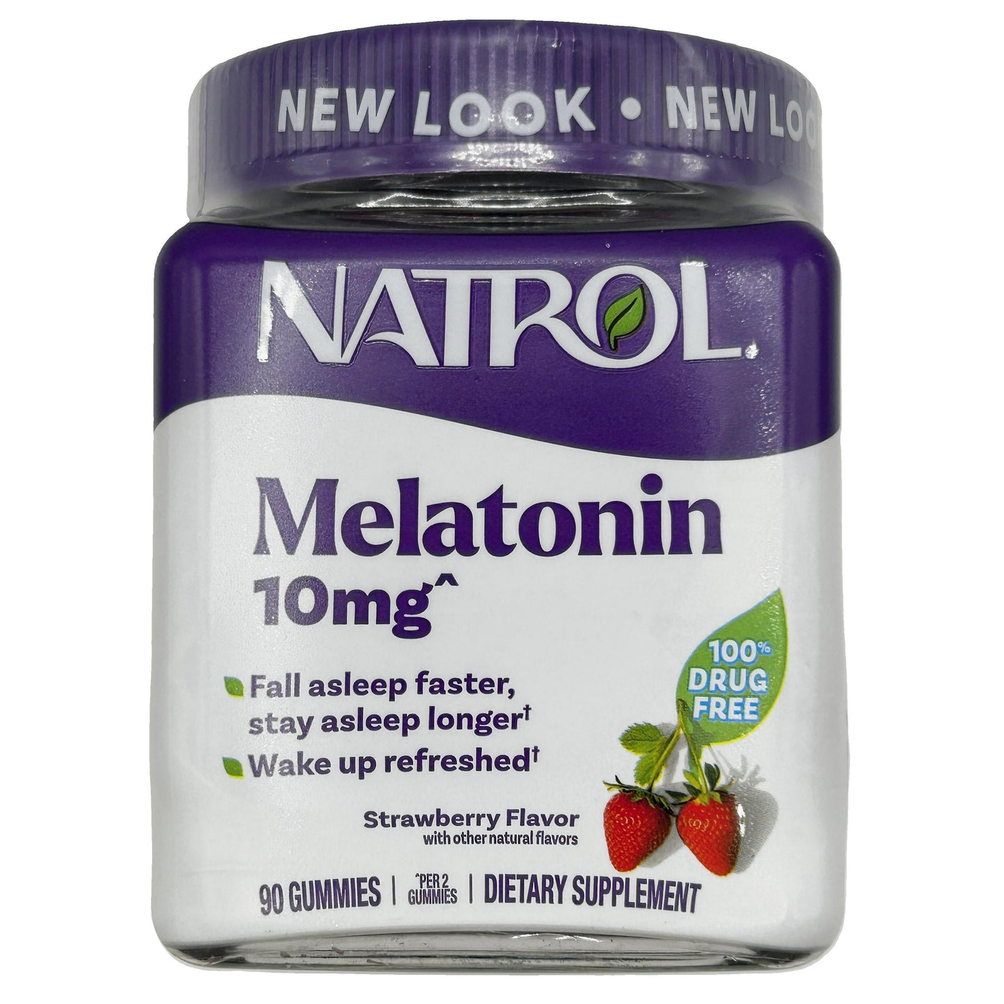 Natrol Melatonin Gummies – Strawberry Flavor, 10 mg per serving (90 Gummies)