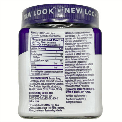 Natrol Melatonin Gummies – Strawberry Flavor, 10 mg per serving (90 Gummies)