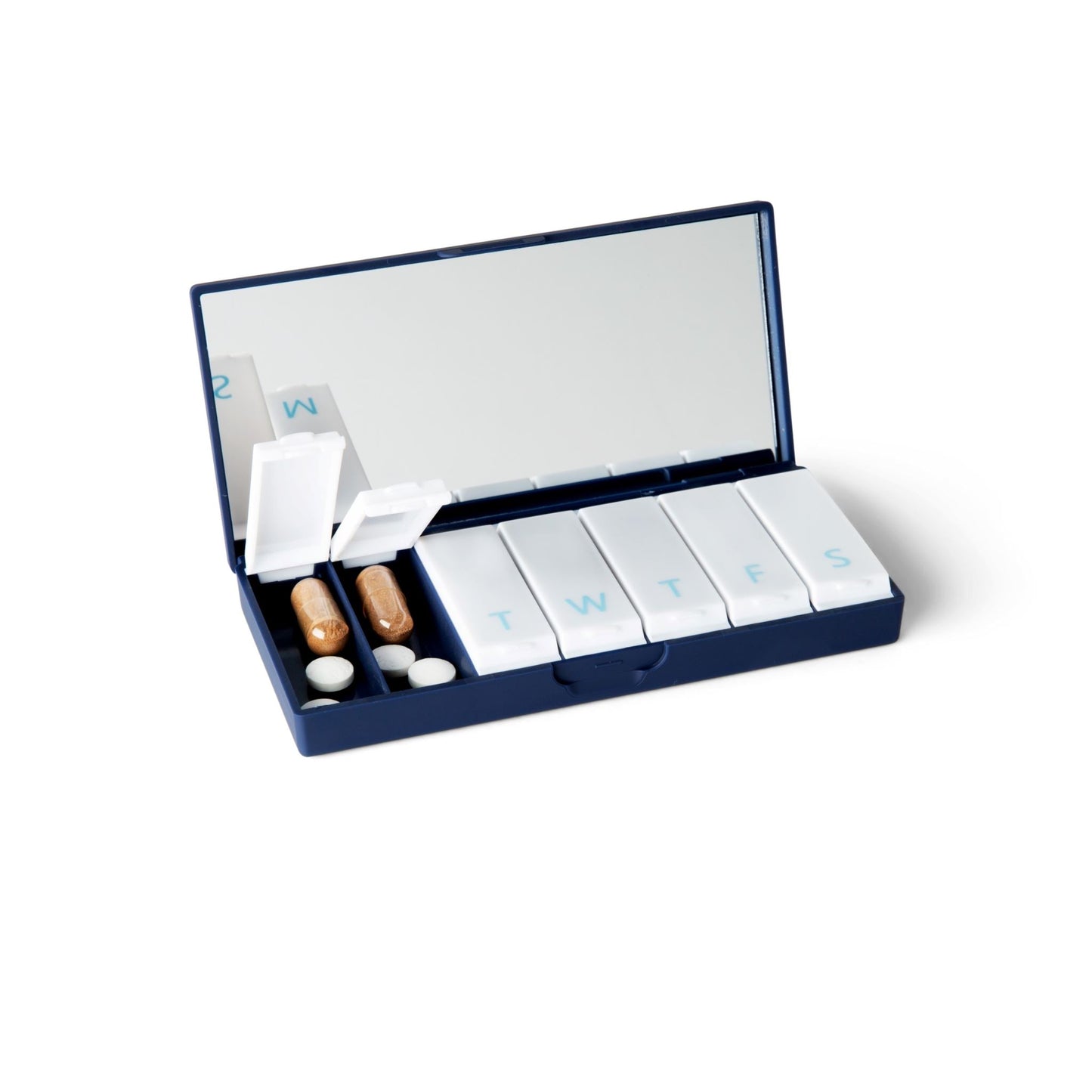 Navy Blue Pill Box
