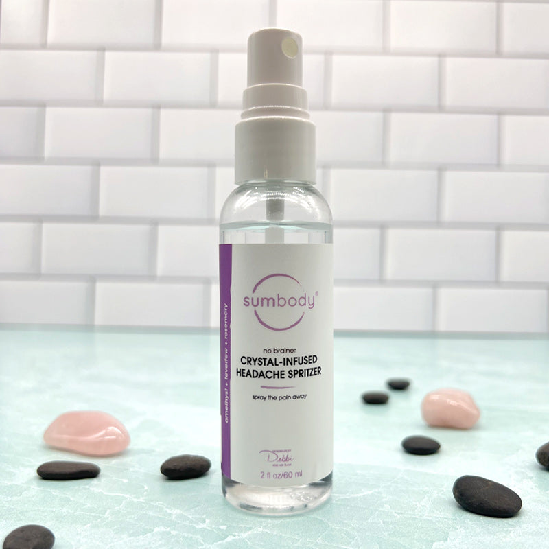No Brainer Crystal-Infused Headache Spritzer