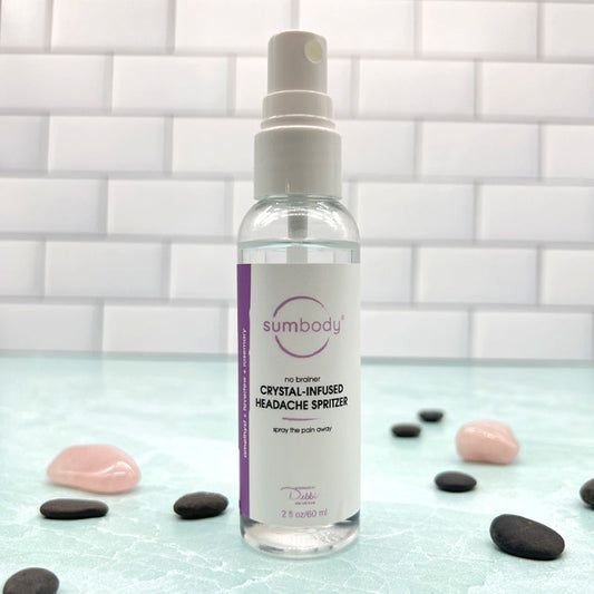 No Brainer Crystal-Infused Headache Spritzer