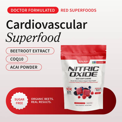 Nitric Oxide Beet Chews - Buy 2, Get 1 Free!