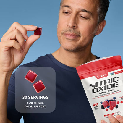 Nitric Oxide Beet Chews - Buy 2, Get 1 Free!