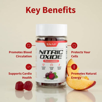 Nitric Oxide Gummies - Peach Flavor