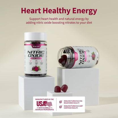 Nitric Oxide Gummies (Cherry Flavor) - 3 Month Supply
