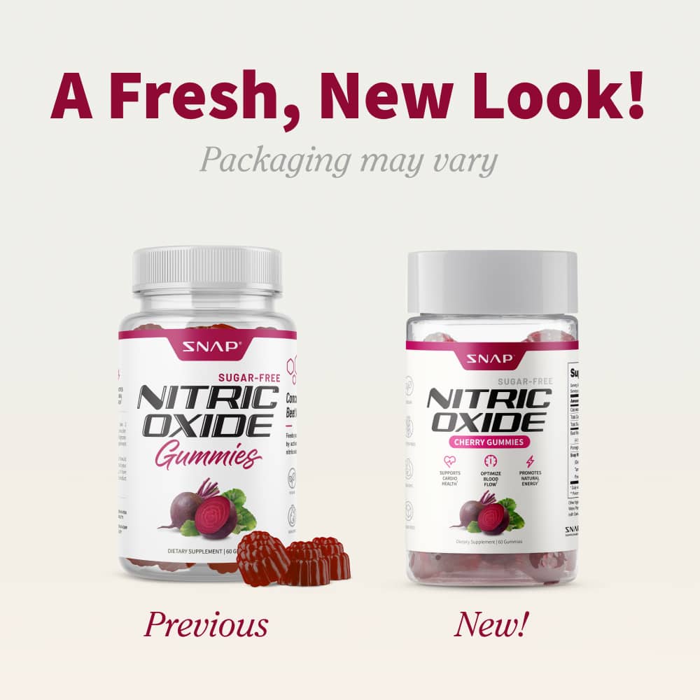 Nitric Oxide Gummies (Cherry Flavor) - 3 Month Supply