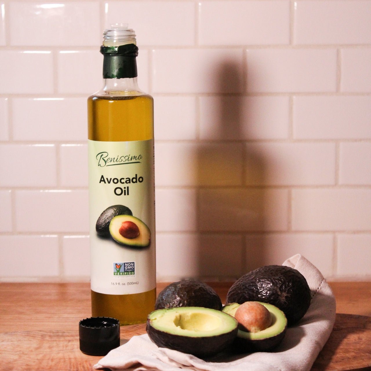 Benissimo Non-GMO Avocado Oil, Dorica (500mL)