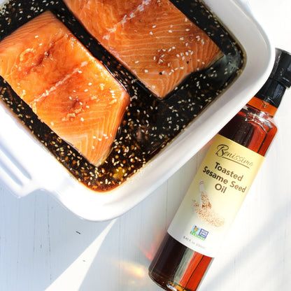 Benissimo Non-GMO Toasted Sesame Seed Oil, Dorica (250mL)
