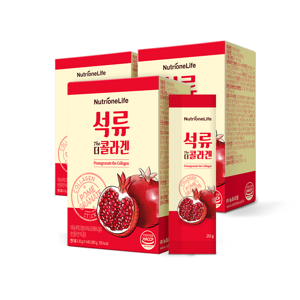 [Bundle] Pomegranate The Collagen Jelly, 14 sticks x 3box