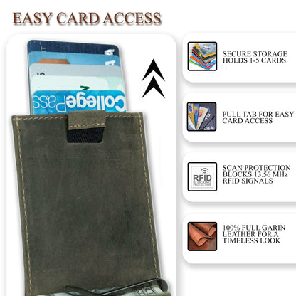 Leather Money Clip Bifold