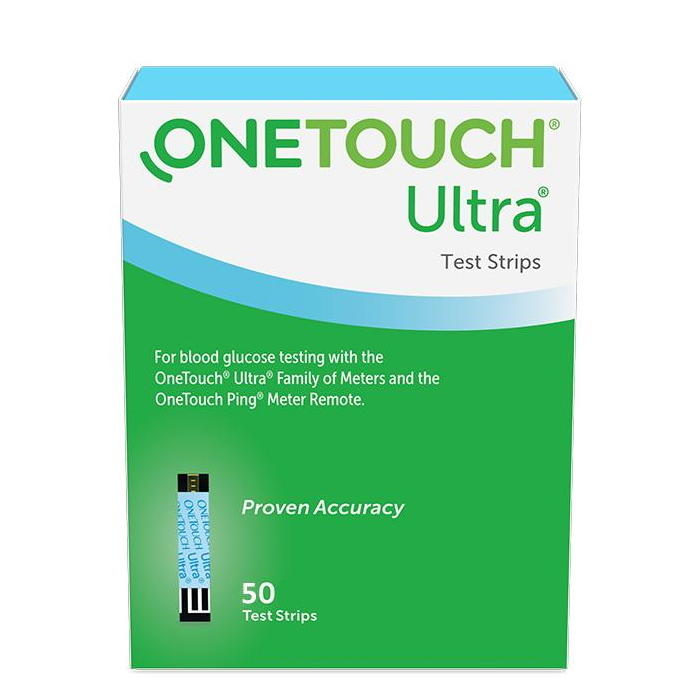 OneTouch Ultra Blood Glucose Test Strips, 50 ct