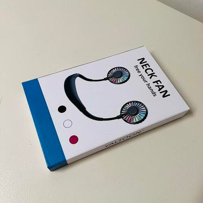 Neck Fan, USB Rechargeable Battery Personal Portable Fan Hands Free 10 Hours NEW