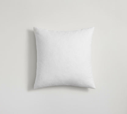 Pottery Barn 1 Pieced Suede Pillow cover & 1 Down Feather Pillow Insert 20"x20"