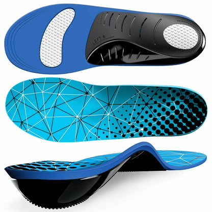 Ailaka Comfort Insoles for Men & Women – Arch Support, 220lbs+, All-Day Use