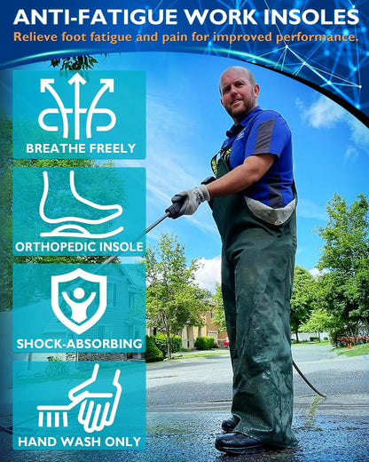 Ailaka Comfort Insoles for Men & Women – Arch Support, 220lbs+, All-Day Use