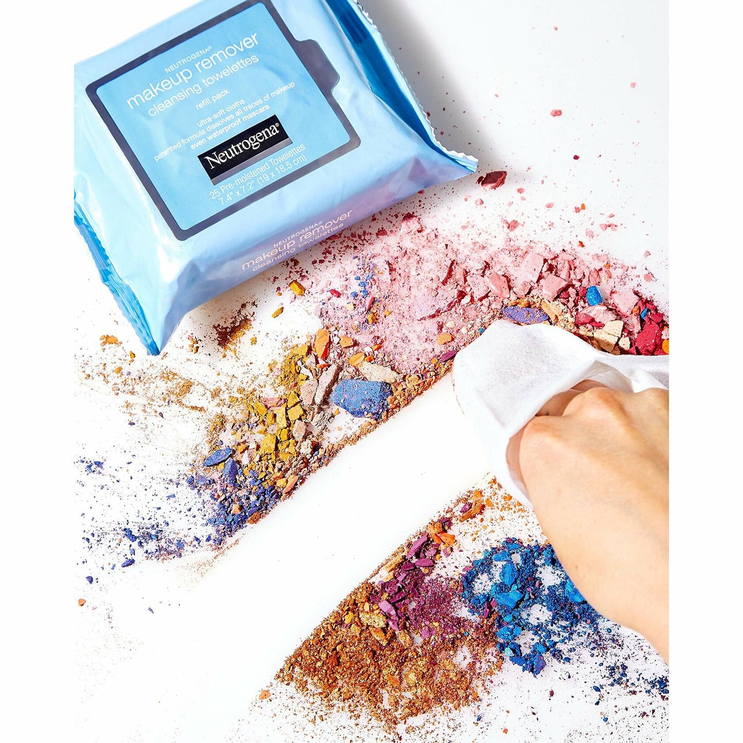 Neutrogena Makeup Remover Wipes Alcohol-Free Twin Pack 2x25 Count Facial