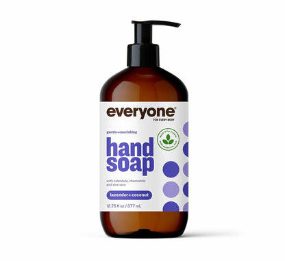 Everyone Liquid Hand Soap Lavender Coconut Plant-Based Cleanser 12.75oz New