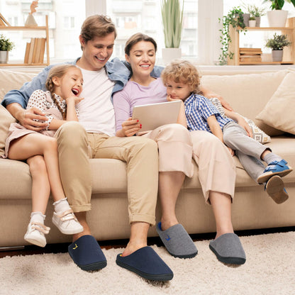 Reimferce Women Slippers Memory Foam Non Slip Indoor Outdoor Size 46/47