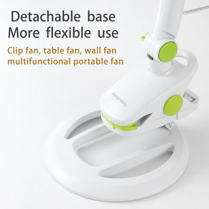 Mengnessly USB Clip-On Fan 9" Remote 3 Speed Timer Adjustable Tilt